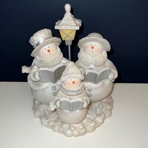 Caroling Snowmen and Snowlady